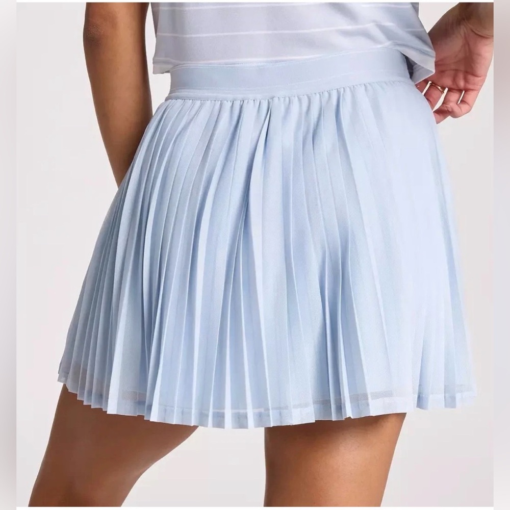 CALIA by Carrie Underwood Light Blue Pleated Tennis Skort - Picture 2 of 8